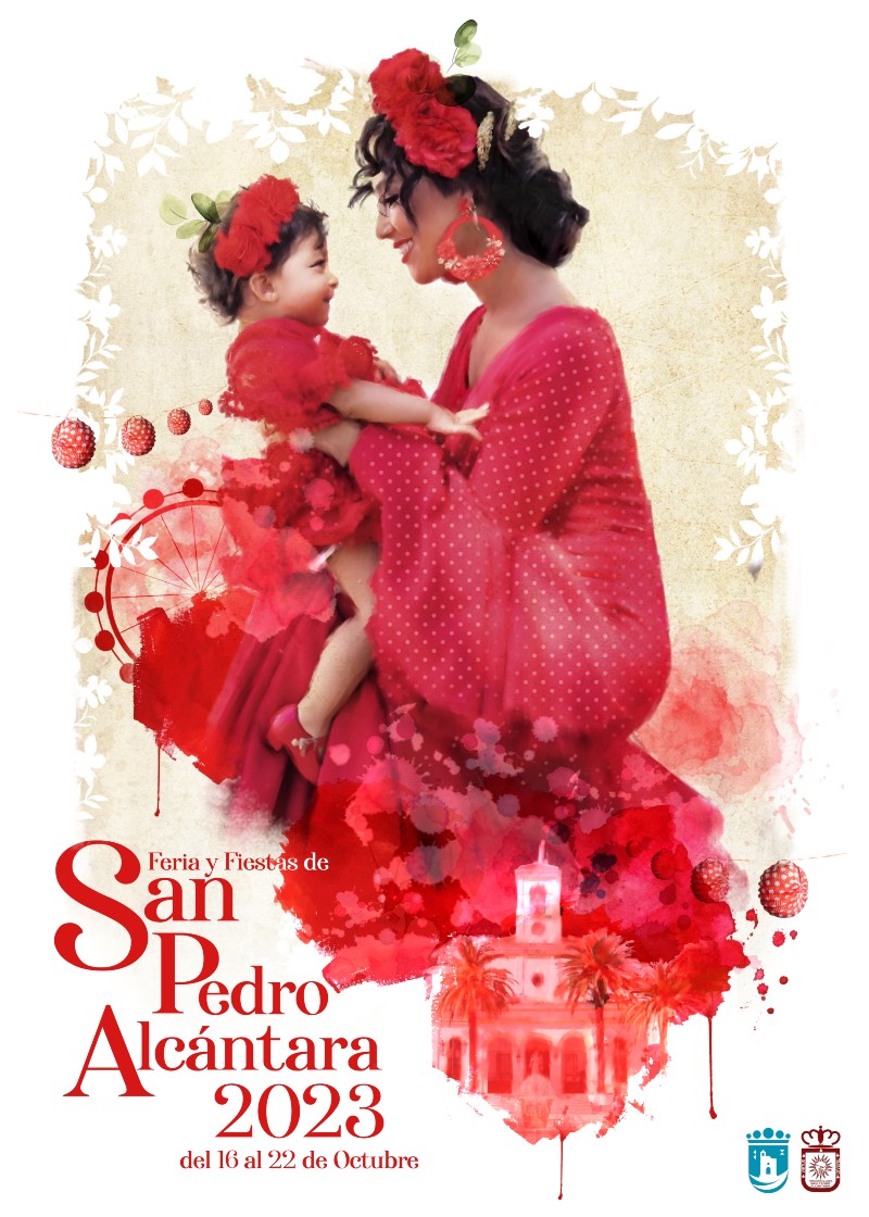 El Ayuntamiento presenta el cartel de la Feria y Fiestas de San Pedro Alcántara 2023, obra del autor ecijano Juan Francisco Castro Fernández
